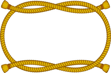 Rope frame Royalty Free Vector Image - VectorStock
