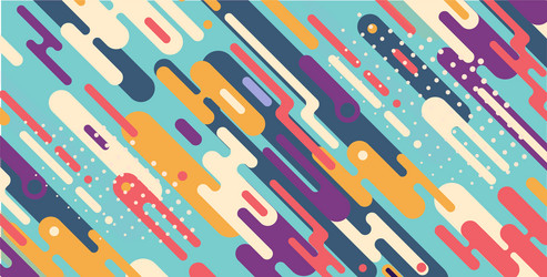 Abstract background with colorful rounded shapes vector