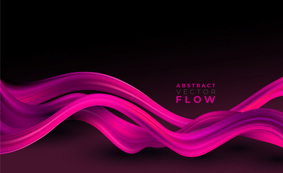 Abstract colorful background color flow vector