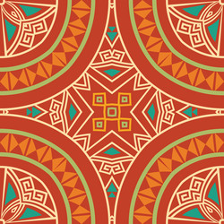 Seamless pattern with ethnic background Royalty Free Vector