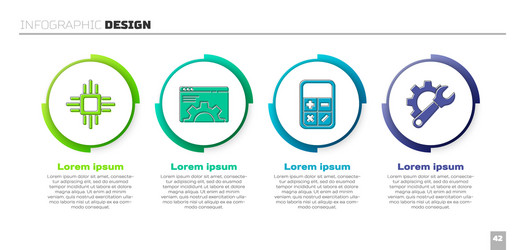 Set processor with microcircuits cpu browser vector
