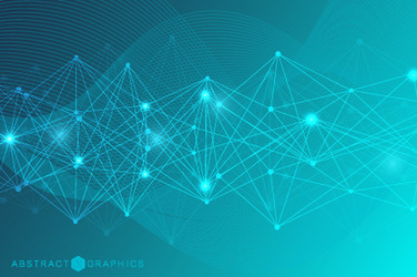 Big data visualization background modern vector