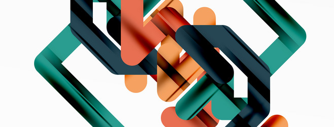 dynamic colorful lines minimal abstract background vector image
