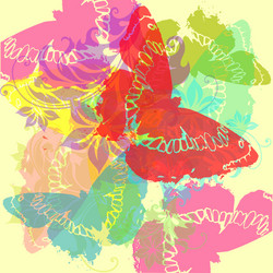 Night butterflies Royalty Free Vector Image - VectorStock