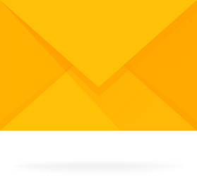 mail envelope icon email send concept vector image