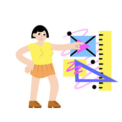 Process of creating and developing website vector