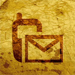sms flat modern web button and space for your text vector image