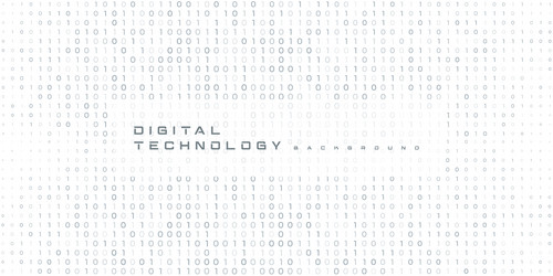 digital technology futuristic internet network ai vector image