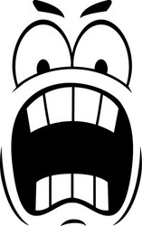 Scared Emoticon Vector Images (over 8,600)