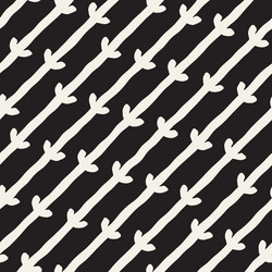 seamless pattern with hand drawn lines abstract vector image
