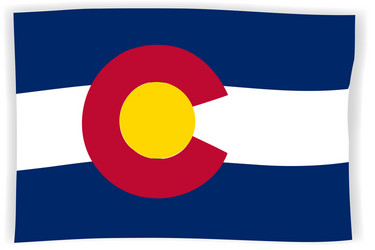 Colorado Flag Waving Vector Images (over 170)