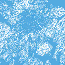 Abstract blue earth relief map vector