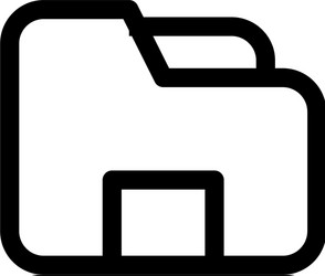 file computer folder icon design simple clean vector image
