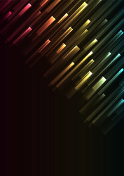 multicolor overlap pixel speed abstract background vector image