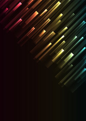 Multicolor overlap pixel speed abstract background vector