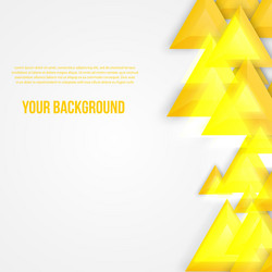 abstract triangles template object web vector image