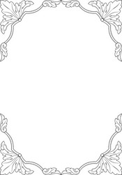 classic vintage baroque ornament vector