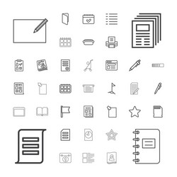 page icons vector