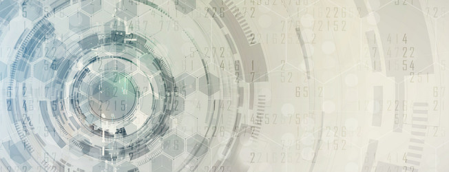 abstract artificial intelligence cloud computing vector image