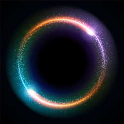 Abstract Sparkling Technology Glow vector image