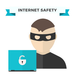 Internet security data privacy vector