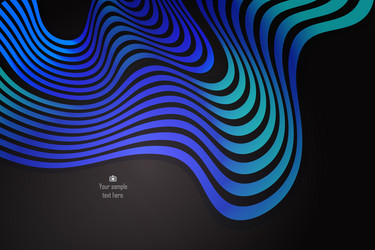 Navy blue abstract curve and wavy background Vector Image