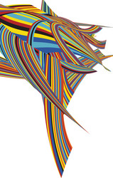 zebra pop abstract stripe pattern vector image