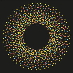 Abstract background with circles bokeh lights vector