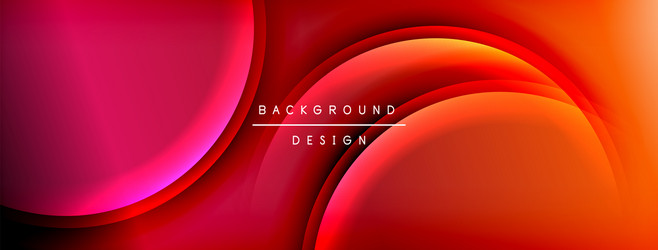 bright rainbow style color gradient with curve vector image
