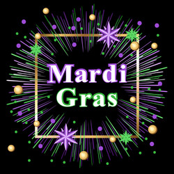 Mardi gras background vector