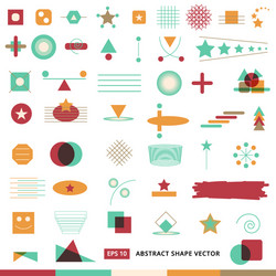 Set of abstract icons logo templates Royalty Free Vector