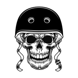 skull biker Vector Image