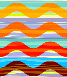 geometric abstract seamless pattern random vector image