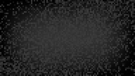 black texture random pixel pattern square mosaic vector image
