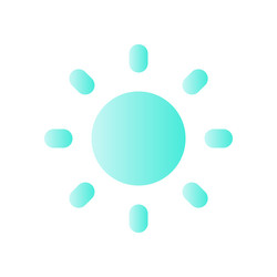 light mode flat gradient color ui icon vector image