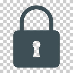lock classic design icon keyhole web button shape vector image