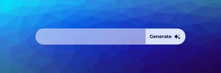 ai-based user interface design with generate vector image