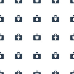 bulb icon pattern seamless white background vector