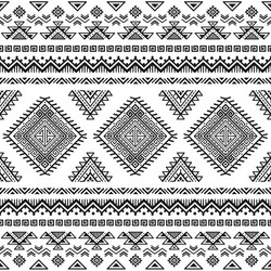 Tribal ethnic seamless pattern Royalty Free Vector Image
