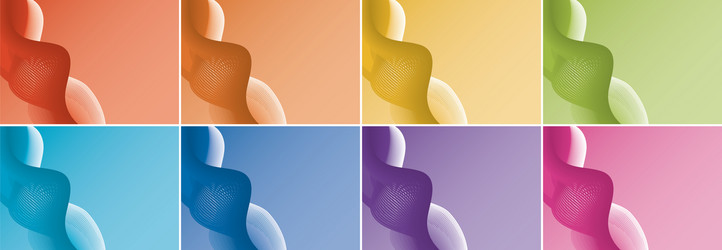 background template with abstract patterns vector image