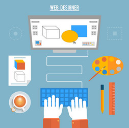 program for design and architecture vector image