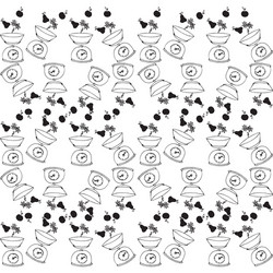 retro object patterns for making seamless vector image