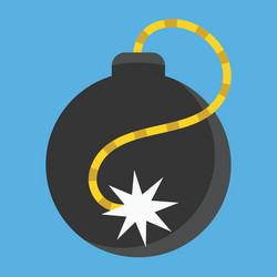 bomb icon vector