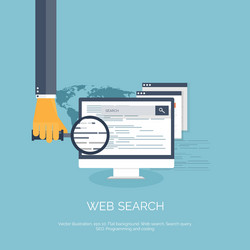 flat computing background vector image