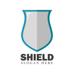 shield security design element emblem concept vector image