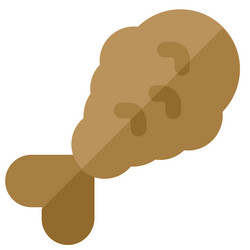 Yummy crispy battered fried fish Royalty Free Vector Image