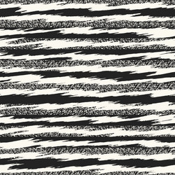 Monochrome glitch effect textured striped pattern vector