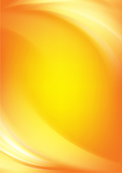 Dynamic Orange & Yellow Lines Background vector image