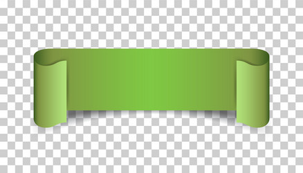 Empty ribbon icon blank sticker label on isolated Vector Image