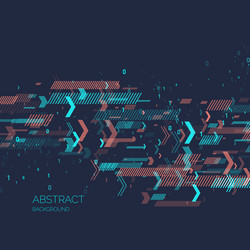 Digital Data Network Background vector image